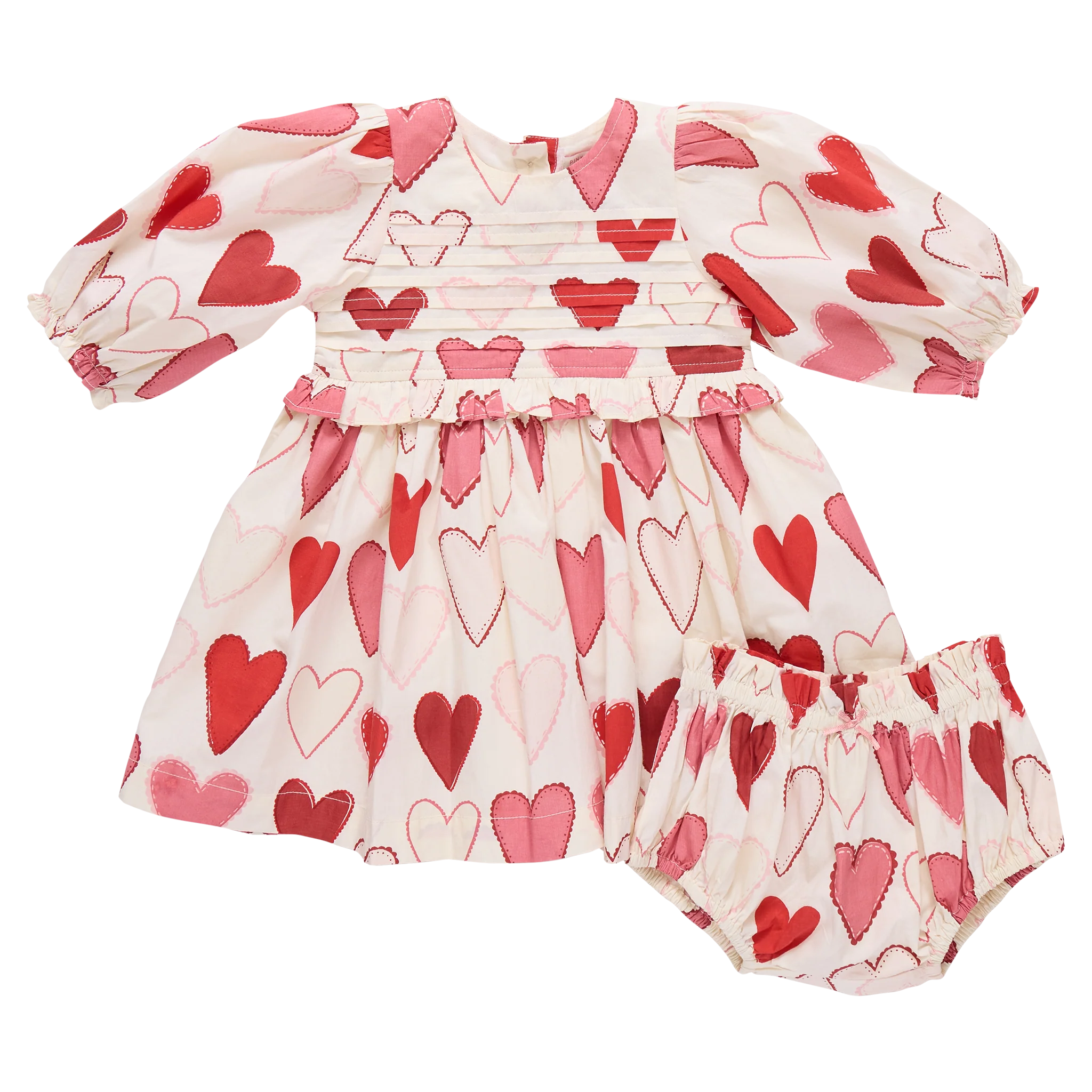 Renee Dress Gradient Hearts & Bloomer
