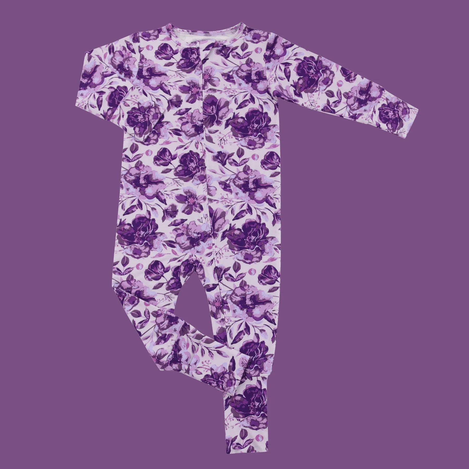 Purple Floral Amelia Bedelia Covertible Romper