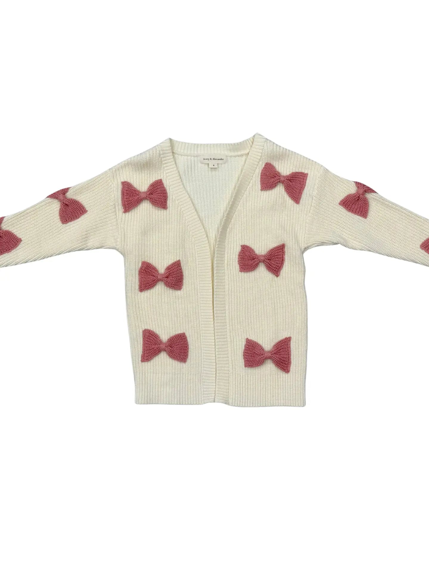 Wild Rosewood Bow Cardigan