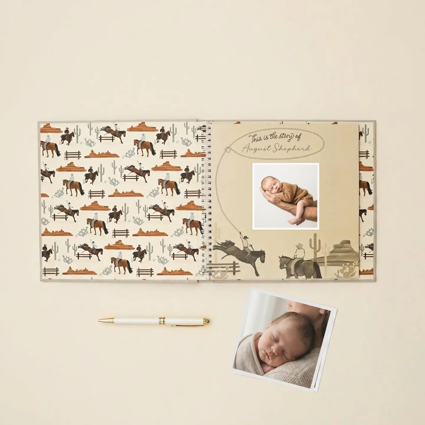 My First Rodeo First Year Baby Memory Book