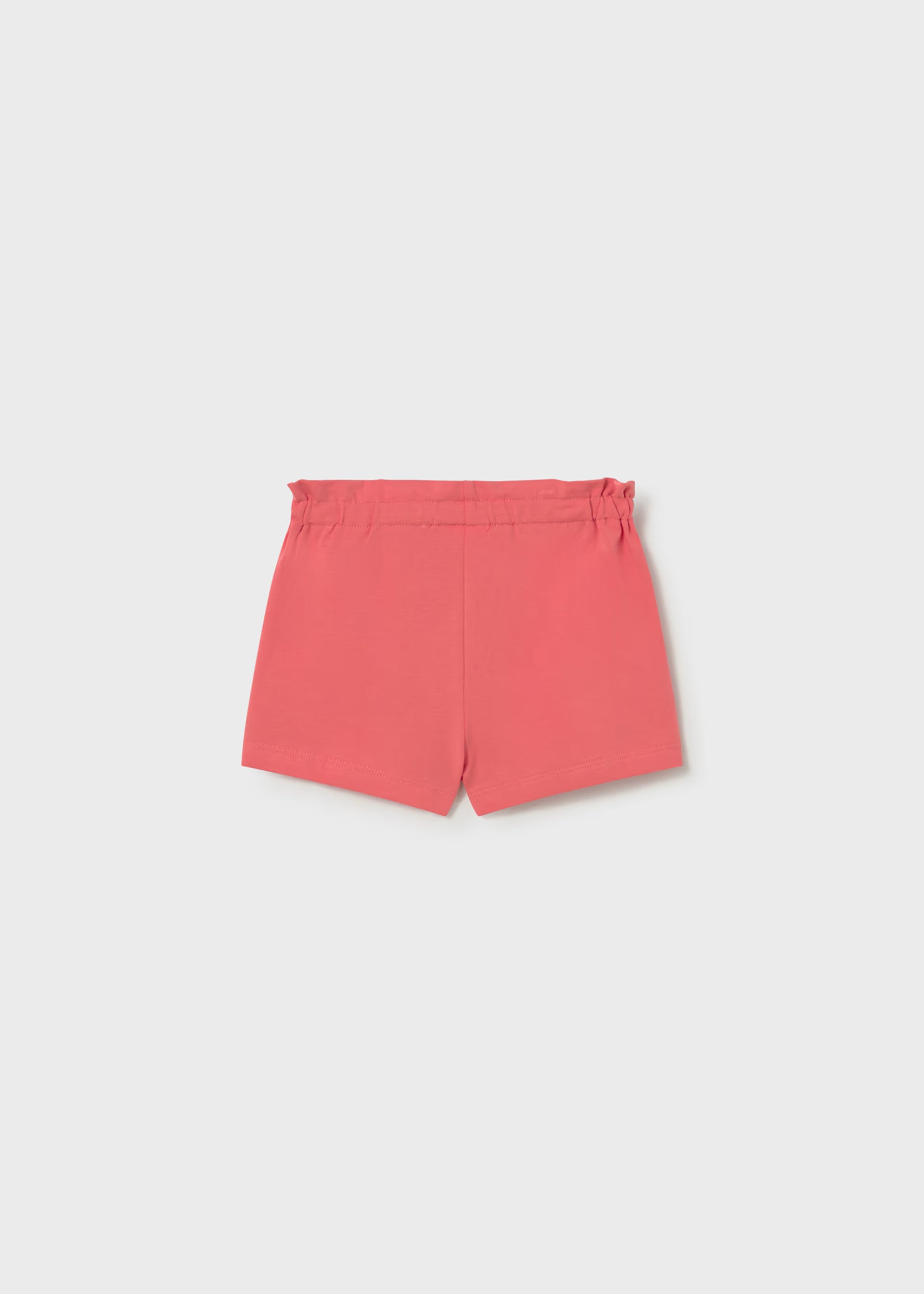 White Rollerskating Cat Tee & Flamingo Shorts