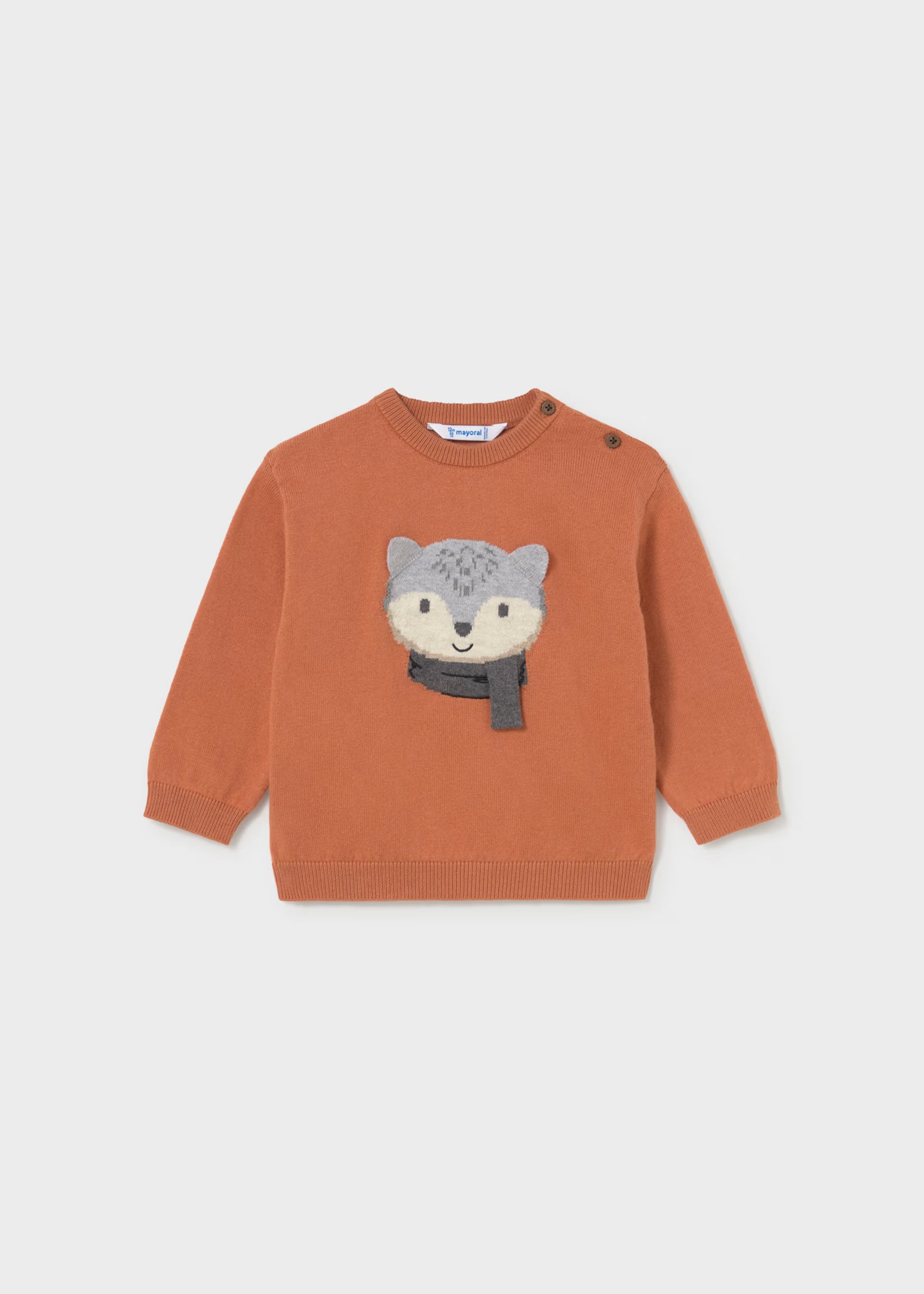 Orange Fox Sweater