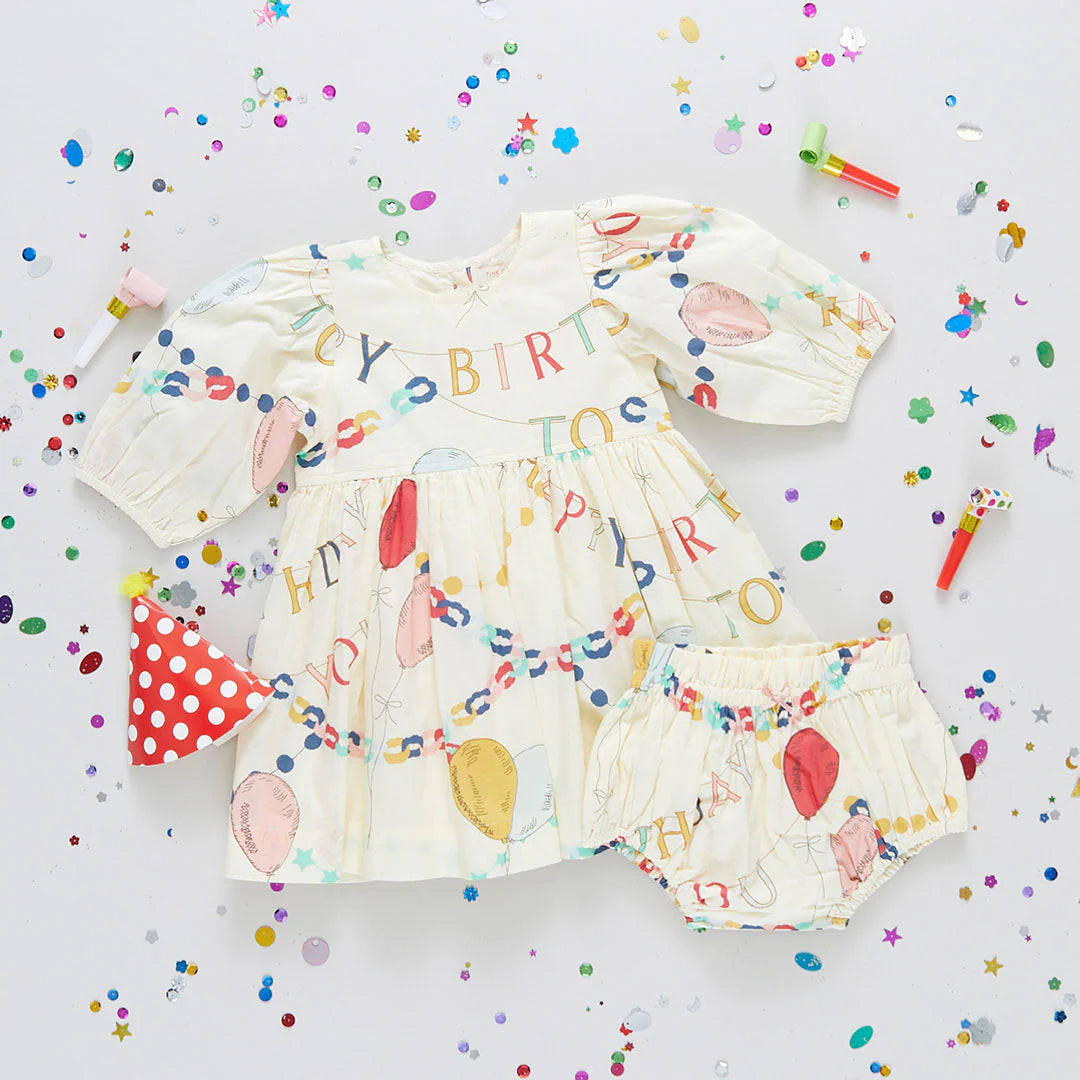 Baby Brooke Dress Set Birthday Garland