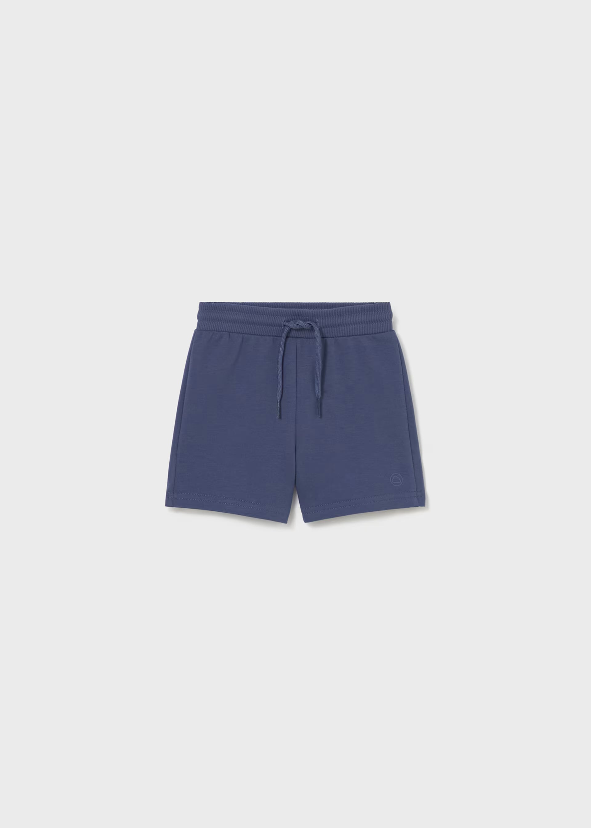 Ocean Blue Basic Drawstring Shorts