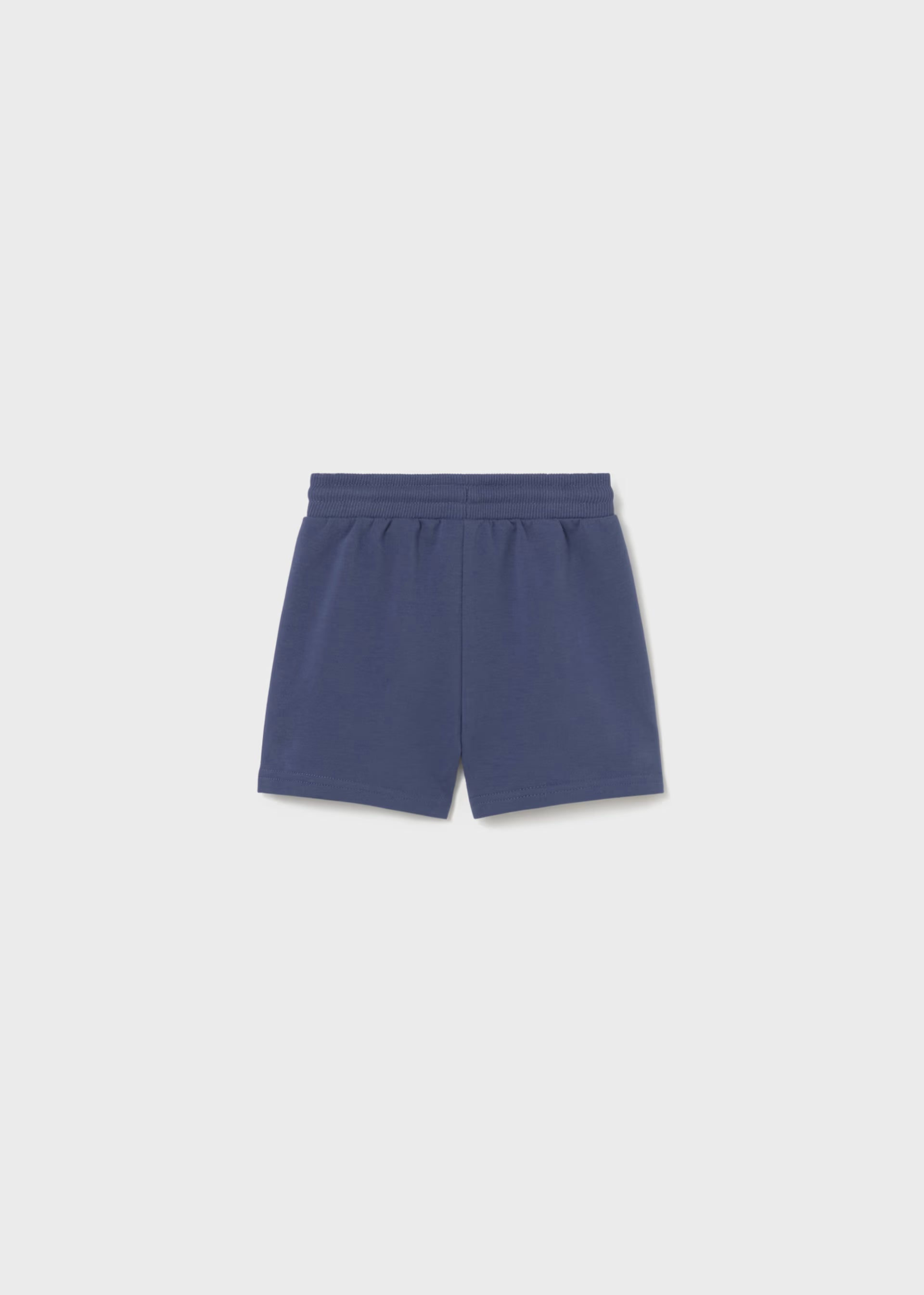 Ocean Blue Basic Drawstring Shorts