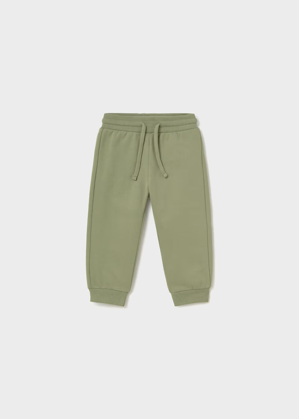 Olive Cuffed Fleece Trousers