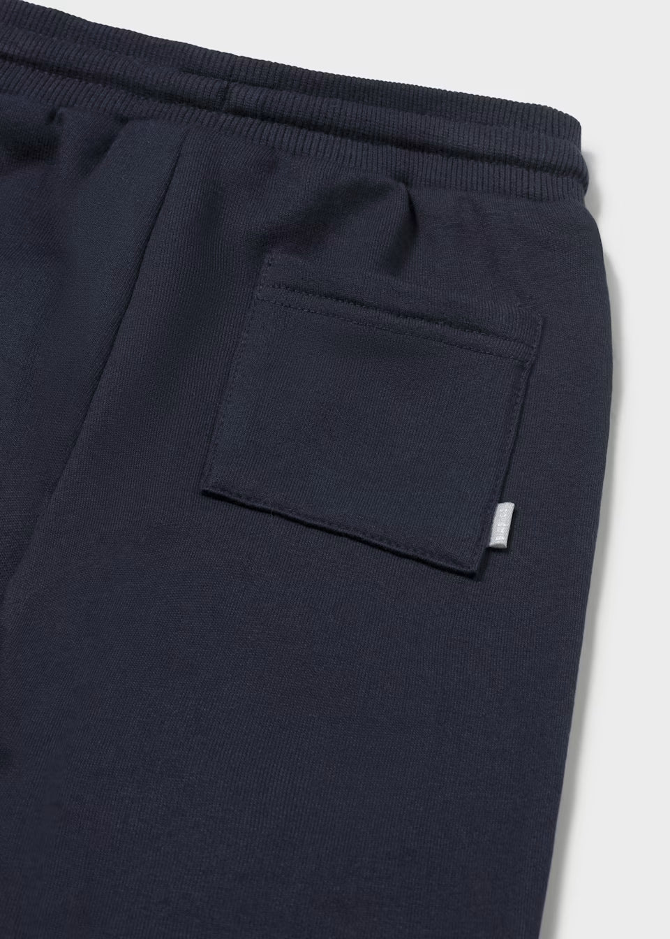 Navy Fleece Cuffed Trousers