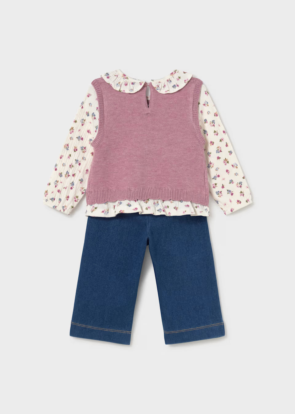 Violet Sweater Vest Leggings Set