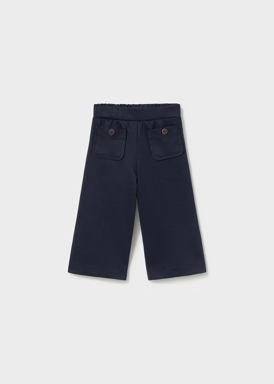 Navy Knit Trousers