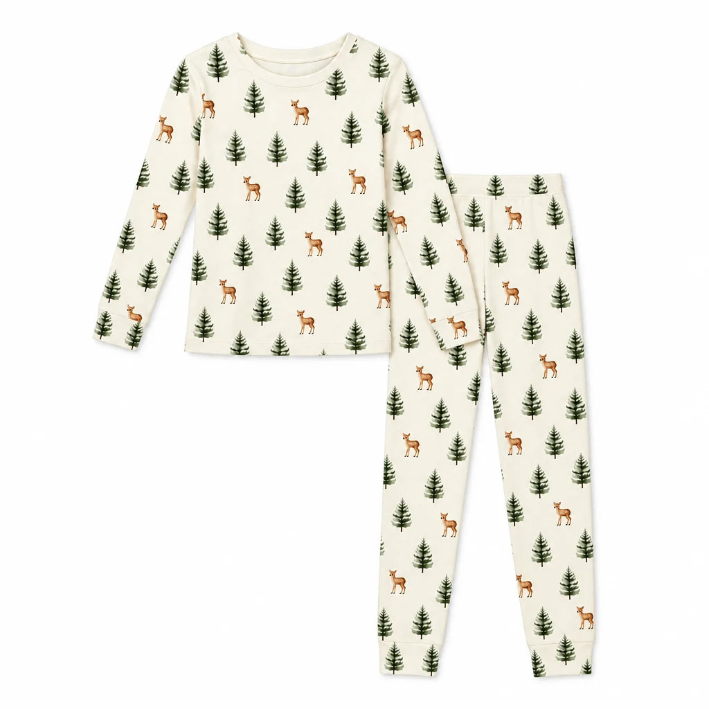 Winter Fawn PJ Set