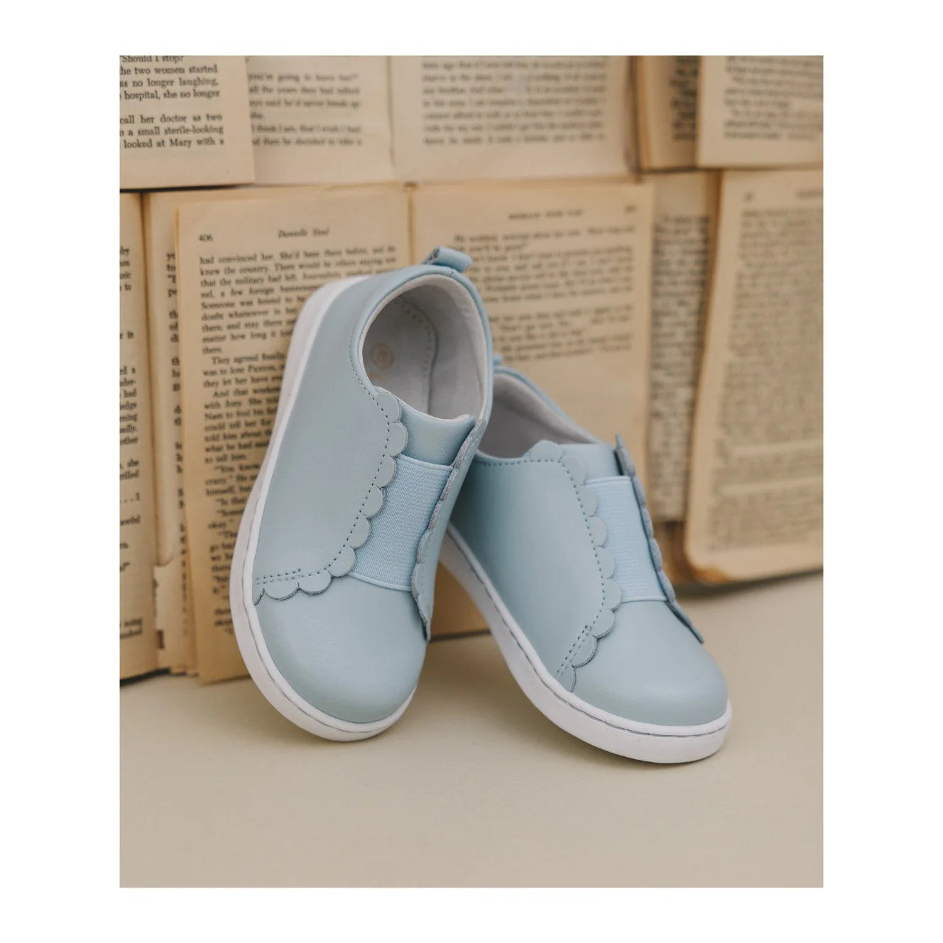 Light Blue Phoebe Slip on Sneakers