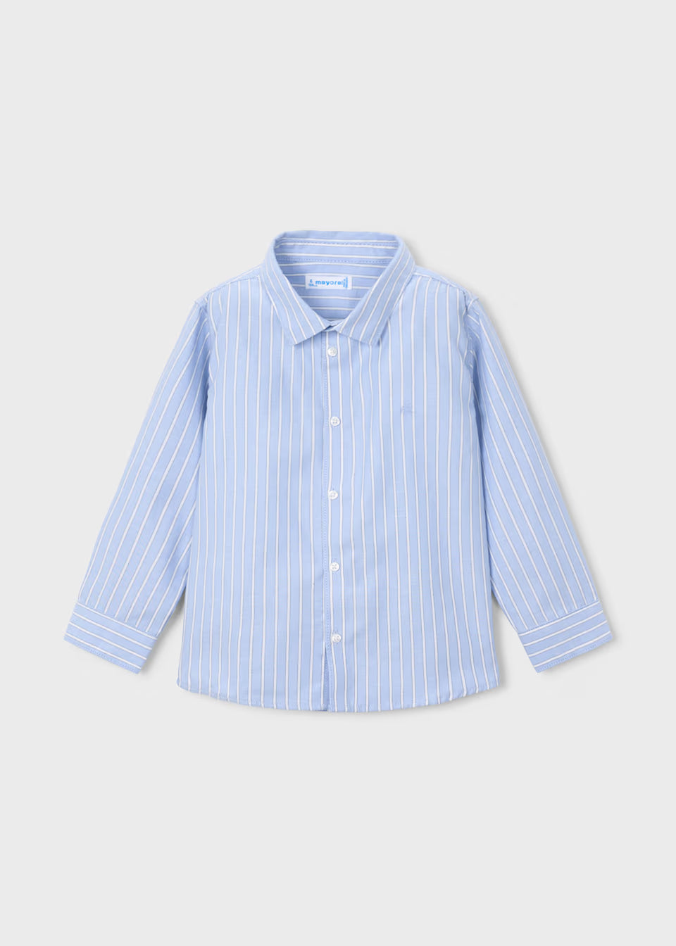 Blue and White Striped Button Down