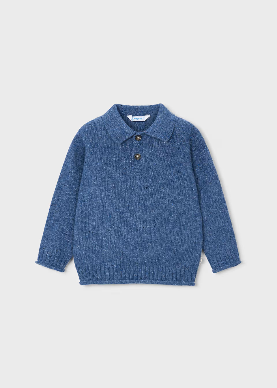 Navy Collared Cardigan
