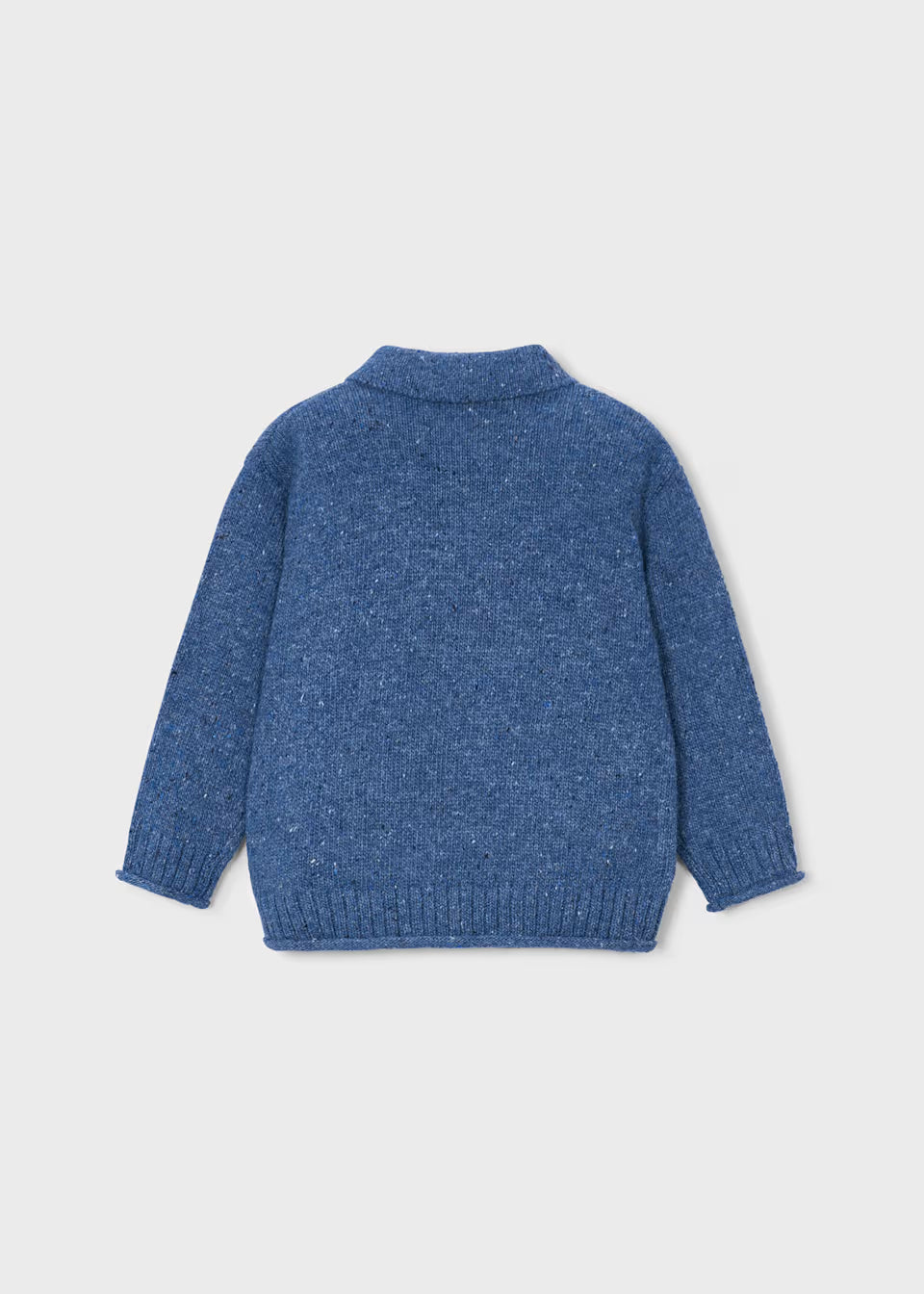 Navy Collared Cardigan