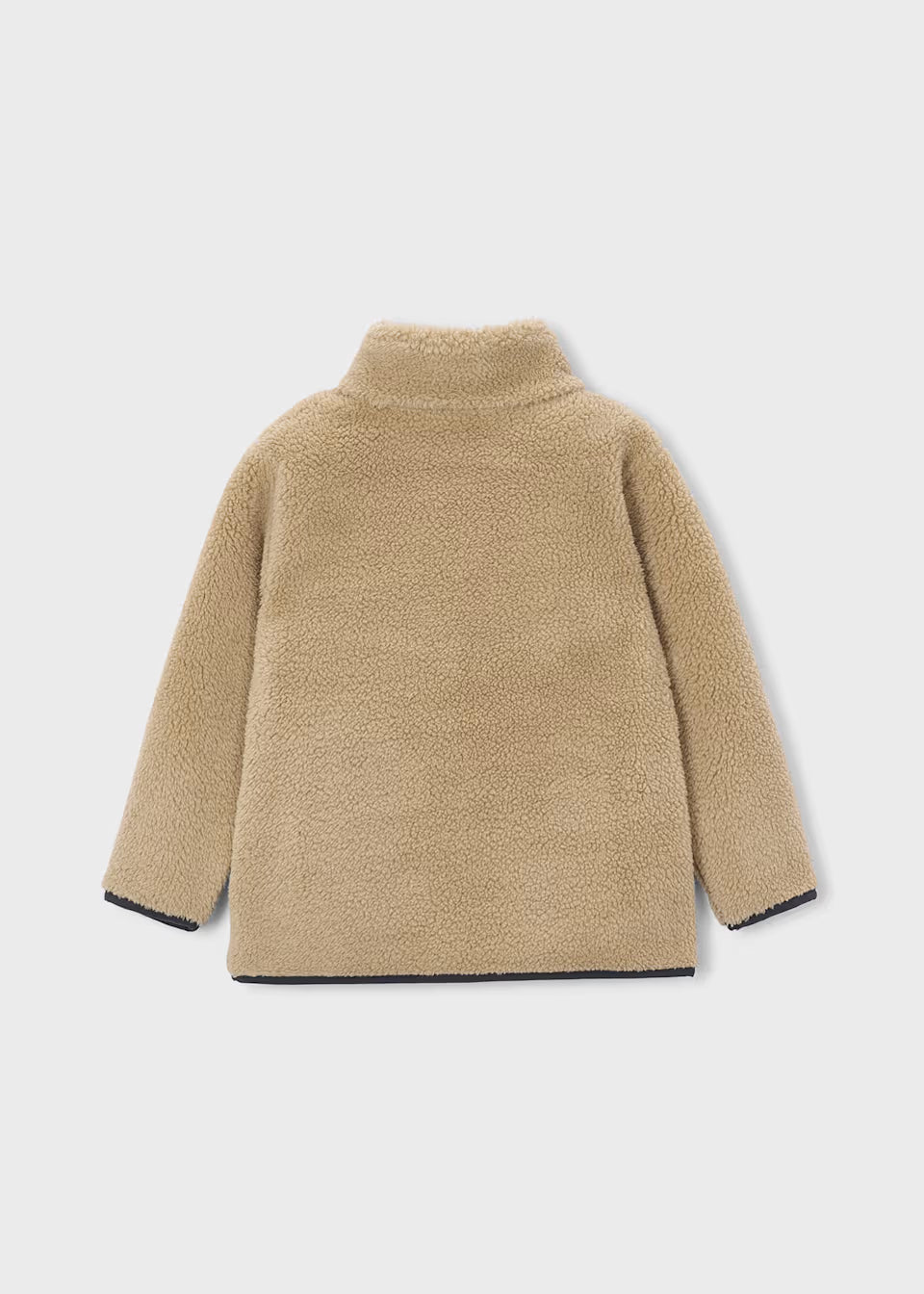 Hazelnut Sherpa Zip Up Jacket