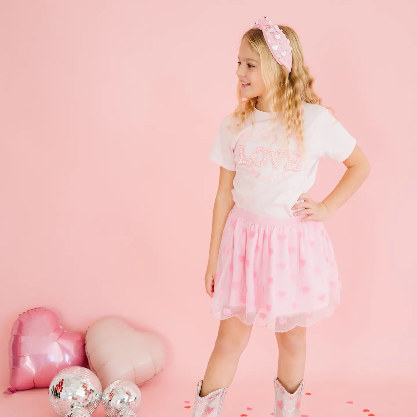 Mini Sequin Hearts Tutu