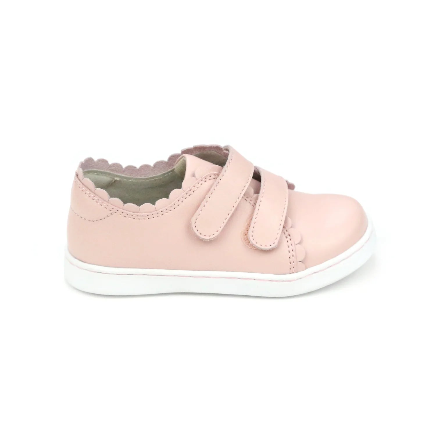 Pink Scalloped Sneakers