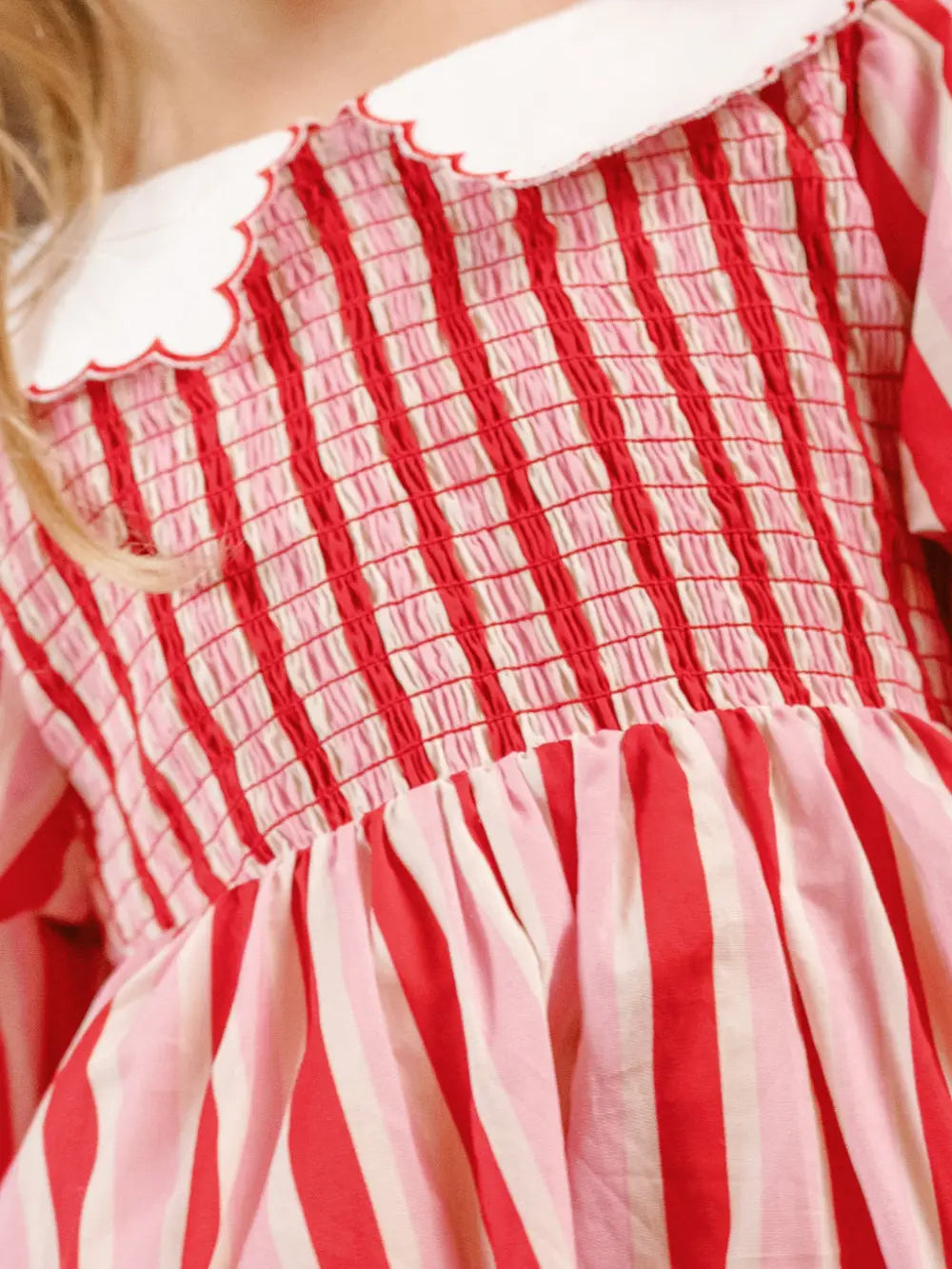 Mini Hawthorn Dress in Candy Cane Stripe