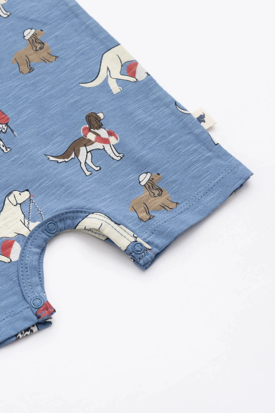 Shorty Romper Nantucket Pups
