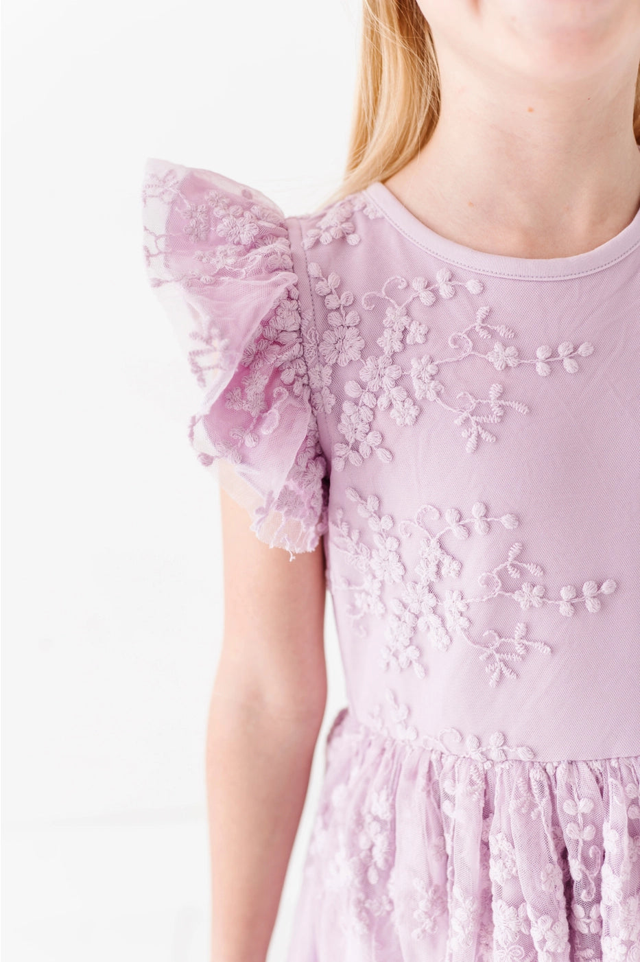 Lilac Sky Lace Dress