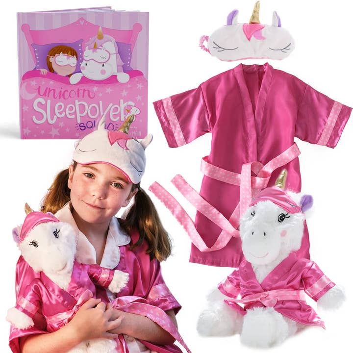 Unicorn Sleepover Robe Gift Set