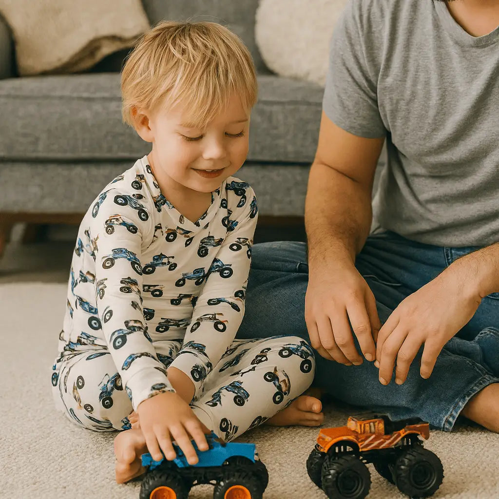 Monster Truck Big Kid Pajama