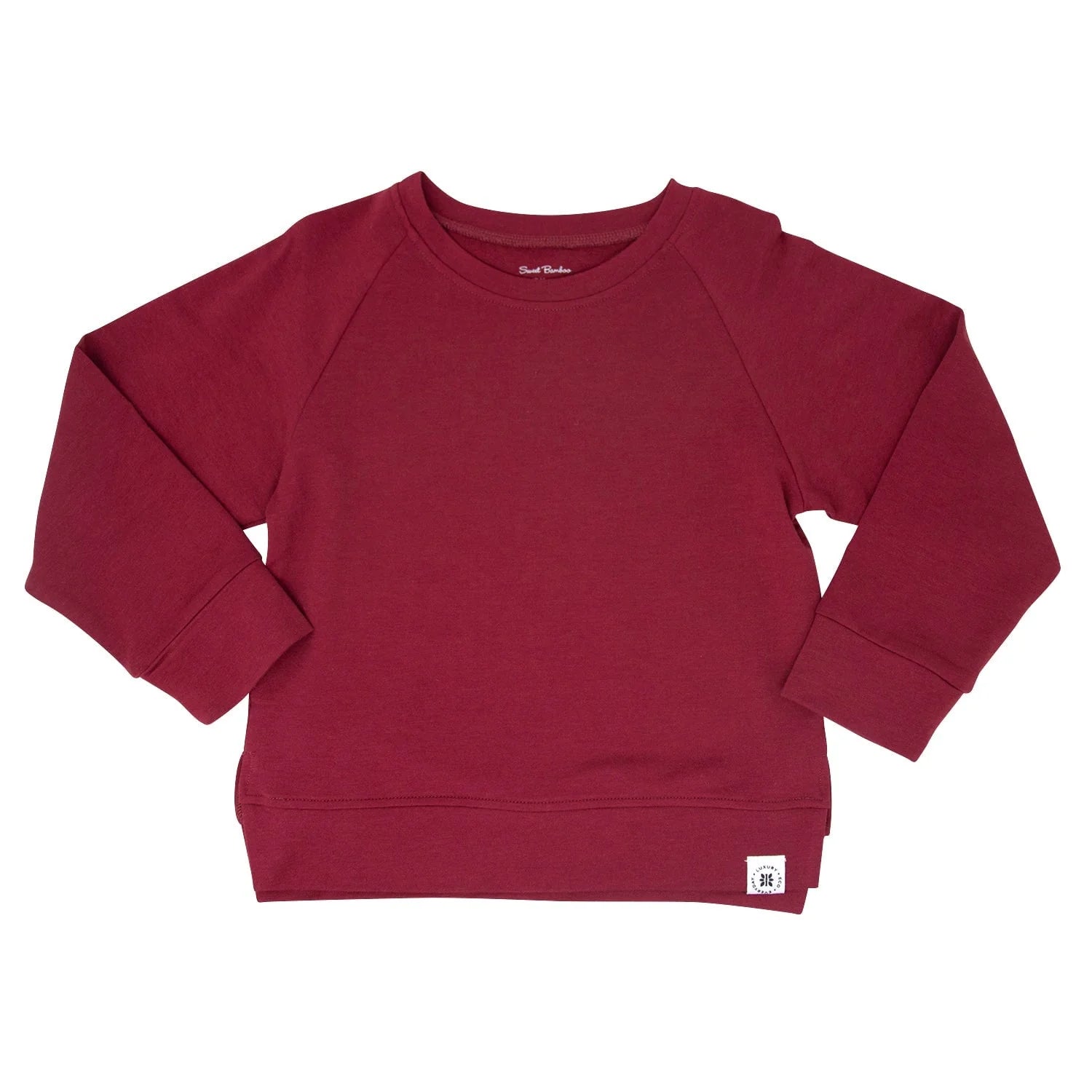 Crewneck Rhubarb Red French Terry Jogger Set