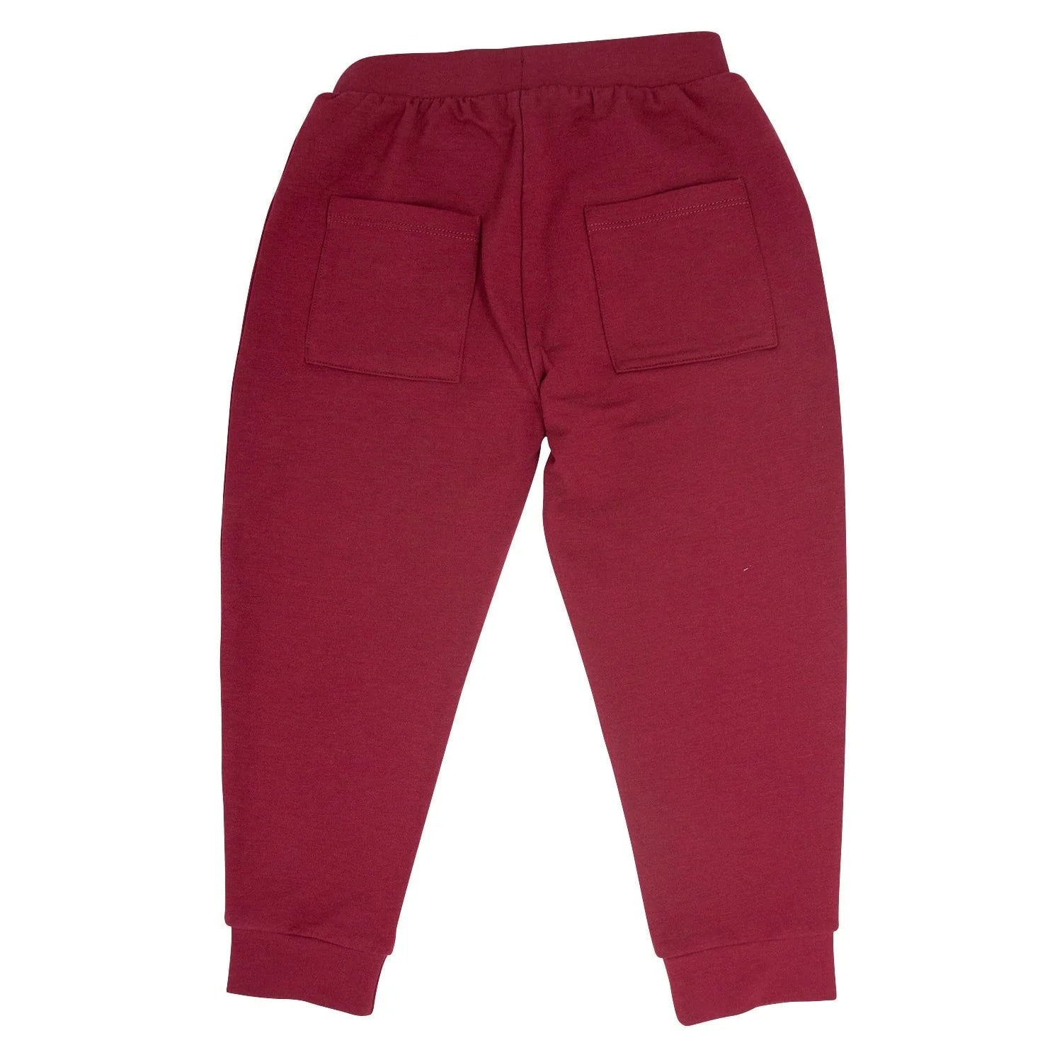 Crewneck Rhubarb Red French Terry Jogger Set