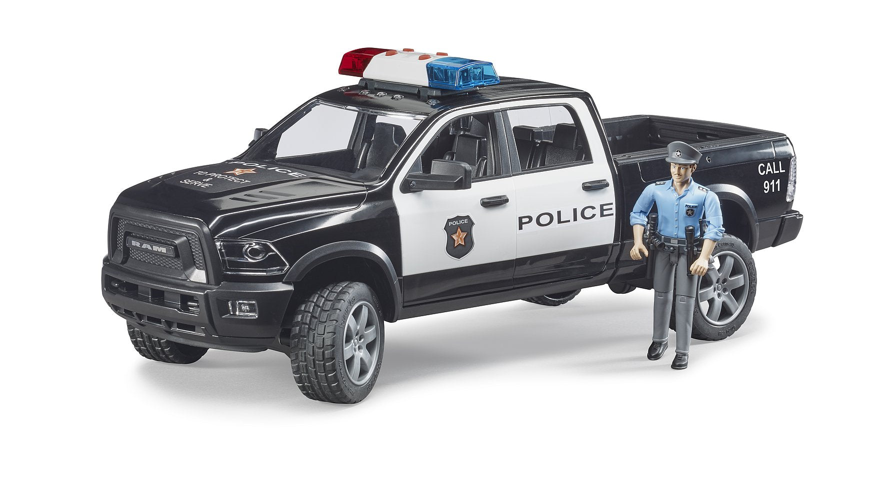 Police RAM 2500 Truck with Policeman