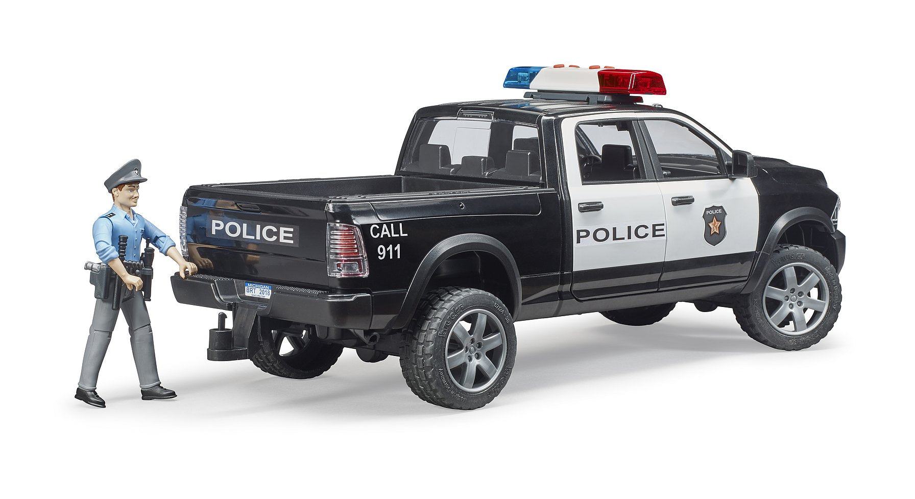 Police RAM 2500 Truck with Policeman