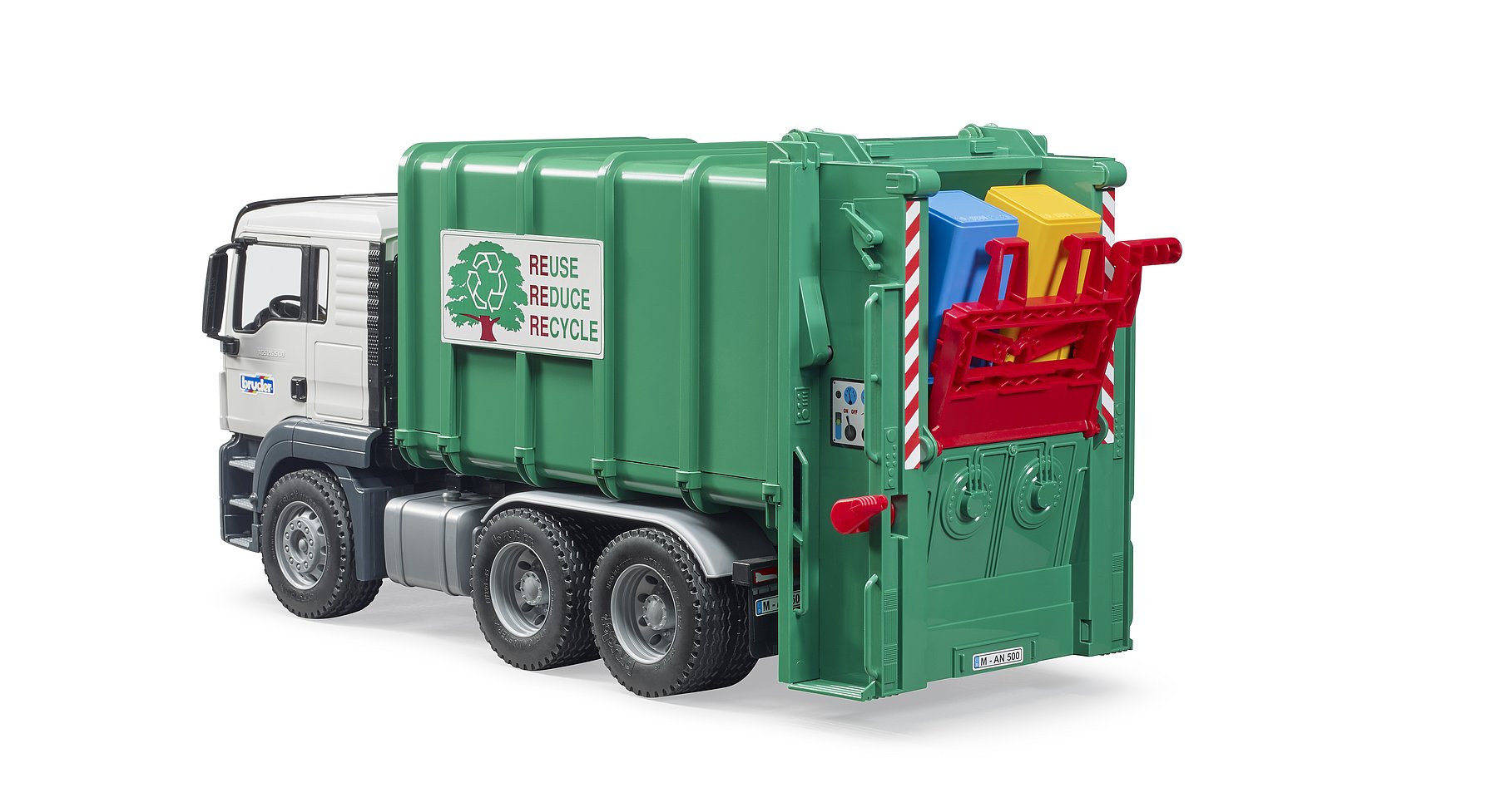 Rear Loading Garbage Truck (green)