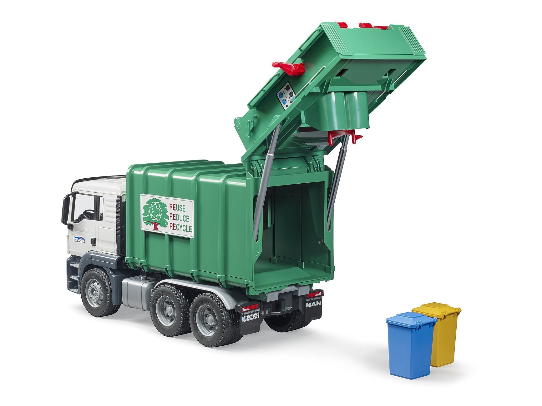 Rear Loading Garbage Truck (green)