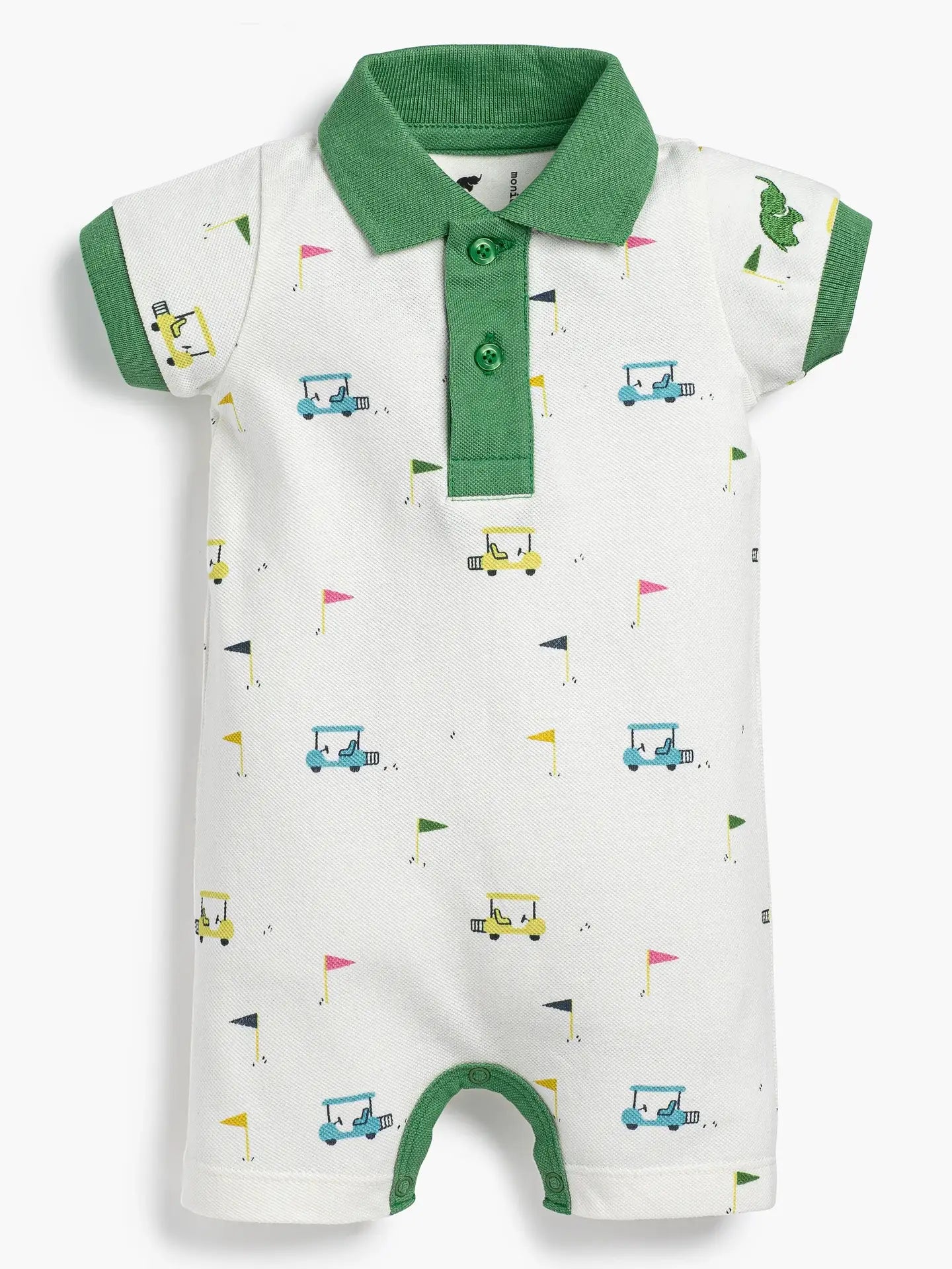 Polo Romper - Little Caddies