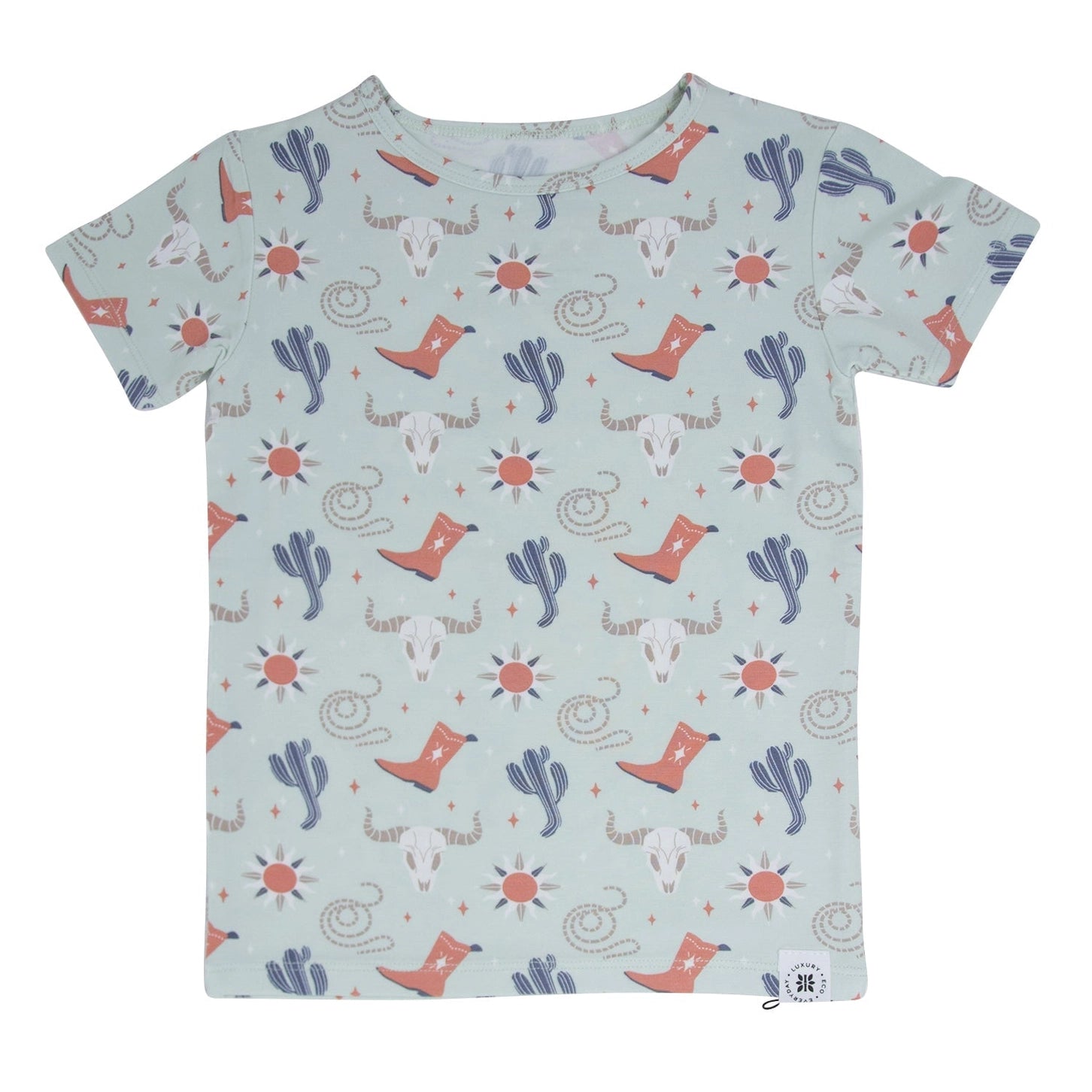 Big Kid Pajama S/S - Dude Ranch