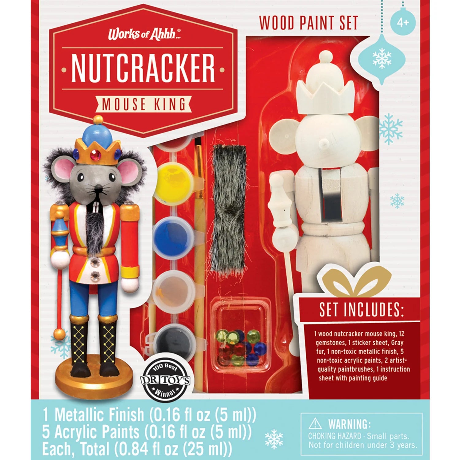 Holiday Wooden Paint Kit Nutcracker Mouse King