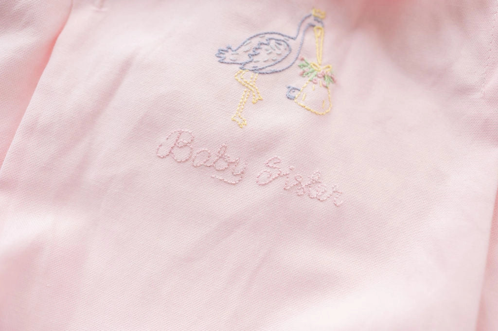 Baby Sister Embroidered Bubble