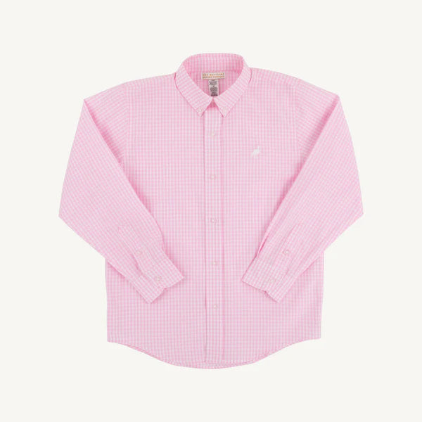 TBBC Dean's List Dress Shirt Pink Greenbrier Gingham
