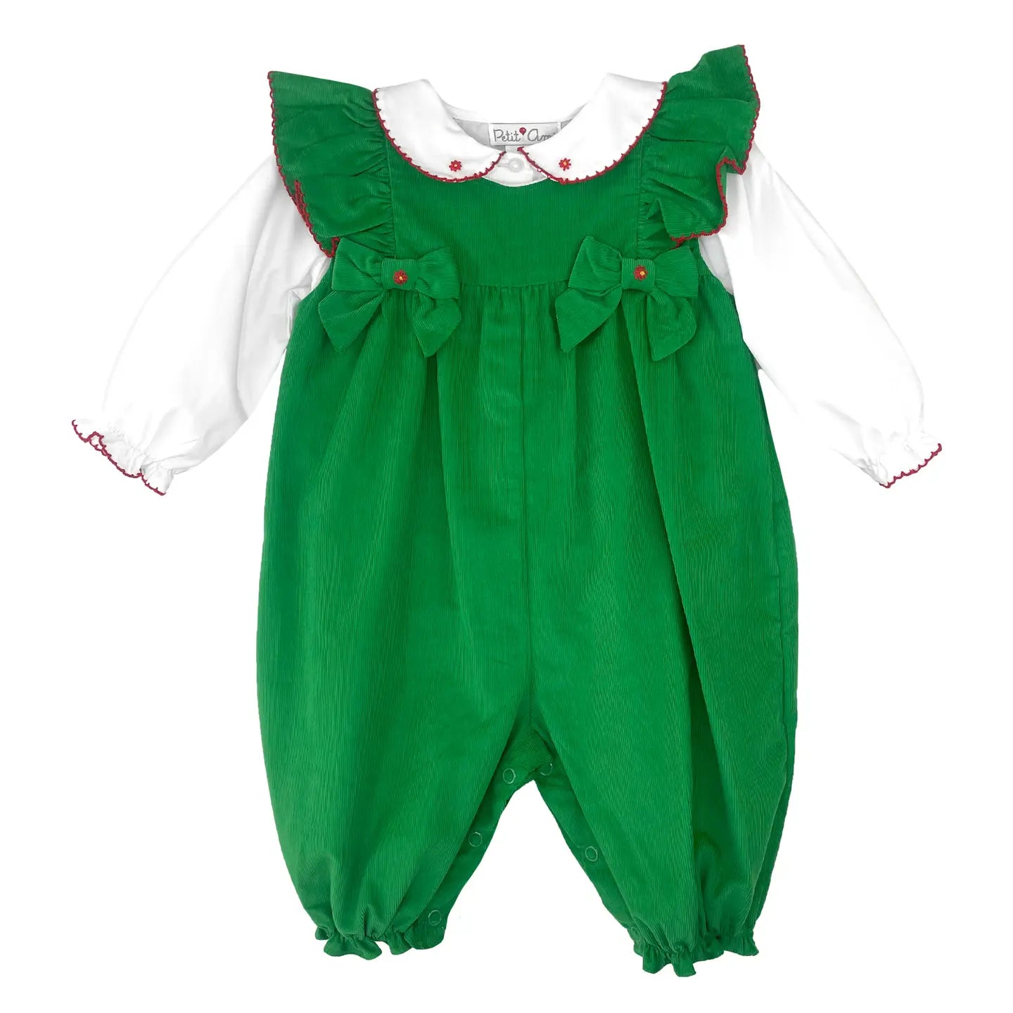Green Corduroy Longall Set