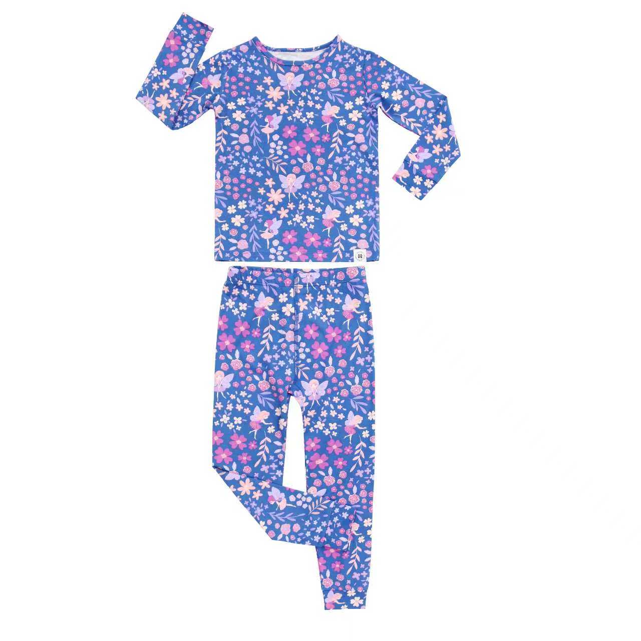 Blue Floral Dream a Little Dream LS PJ Set