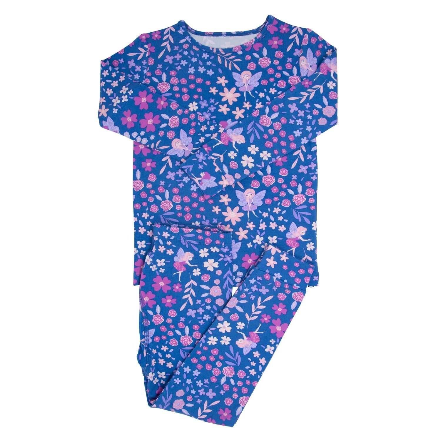 Blue Floral Dream a Little Dream LS PJ Set