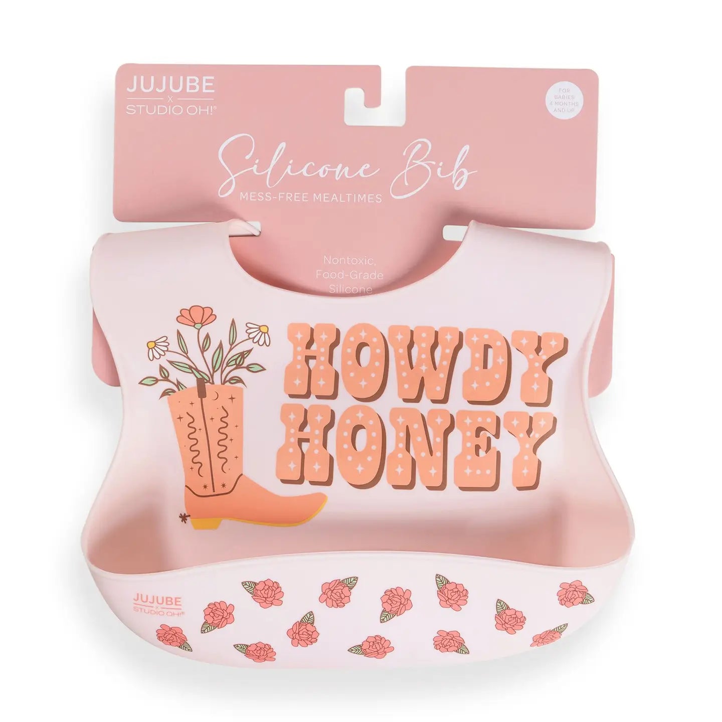 Silicone Bib Bloomin' Boot