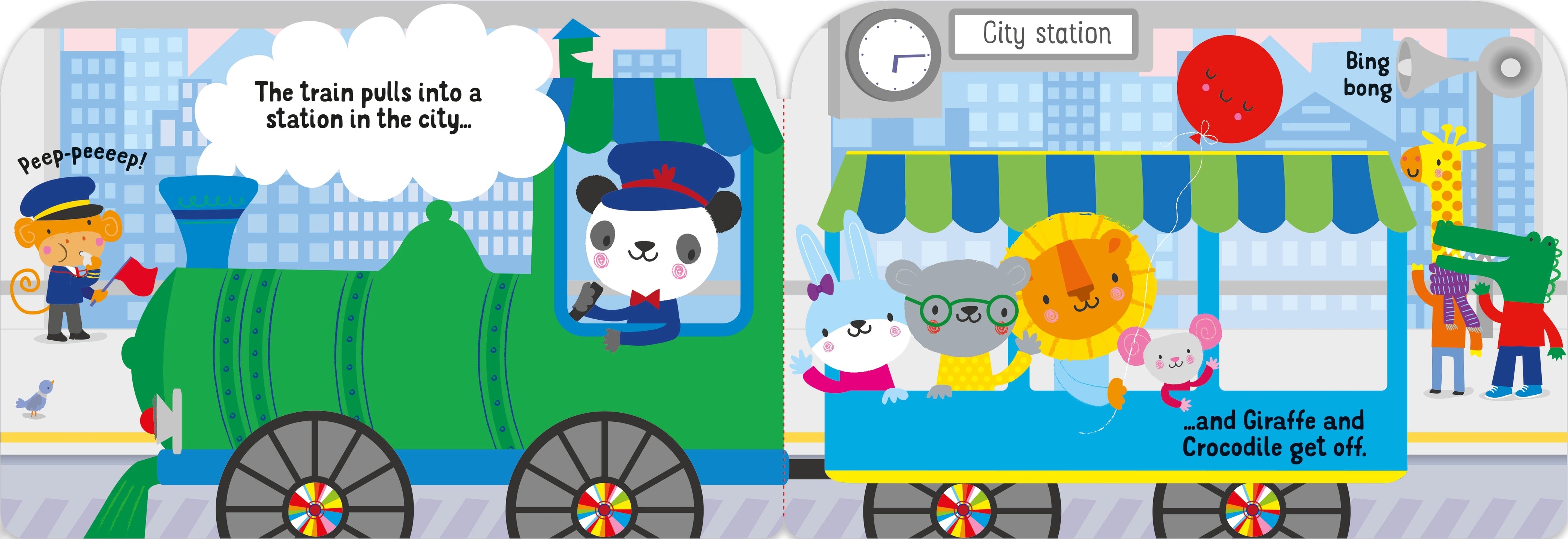 Baby's Very First Train Book : Usborne