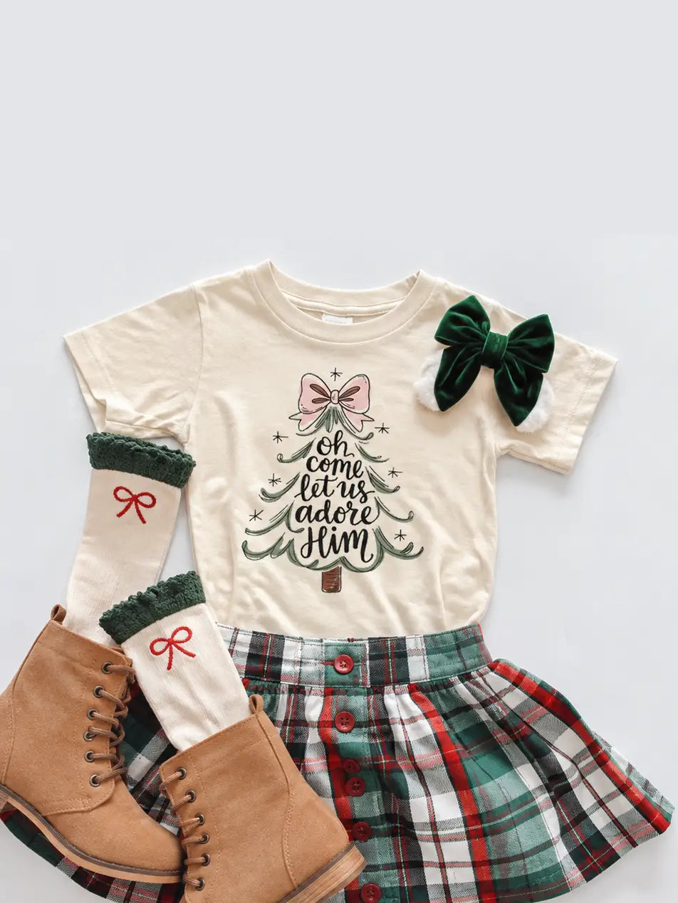 Adore Him Christmas Tee