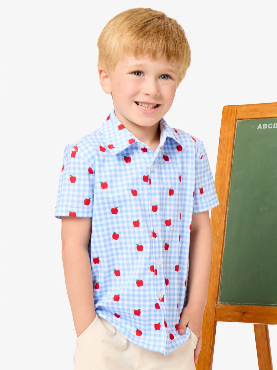 Apple Orchard Performance Button Down Shirt