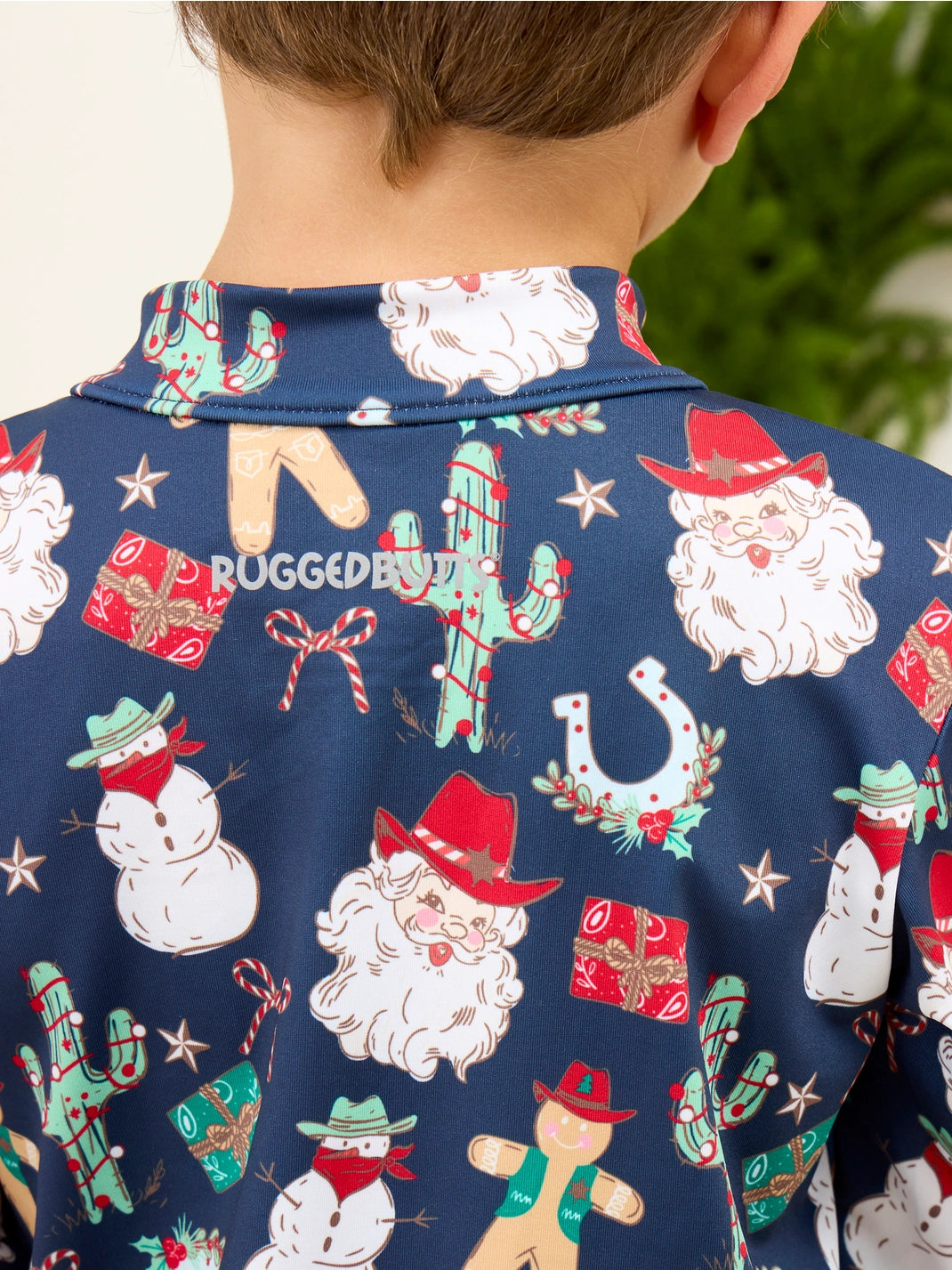 Giddy Up Santa Performance Quarter Zip