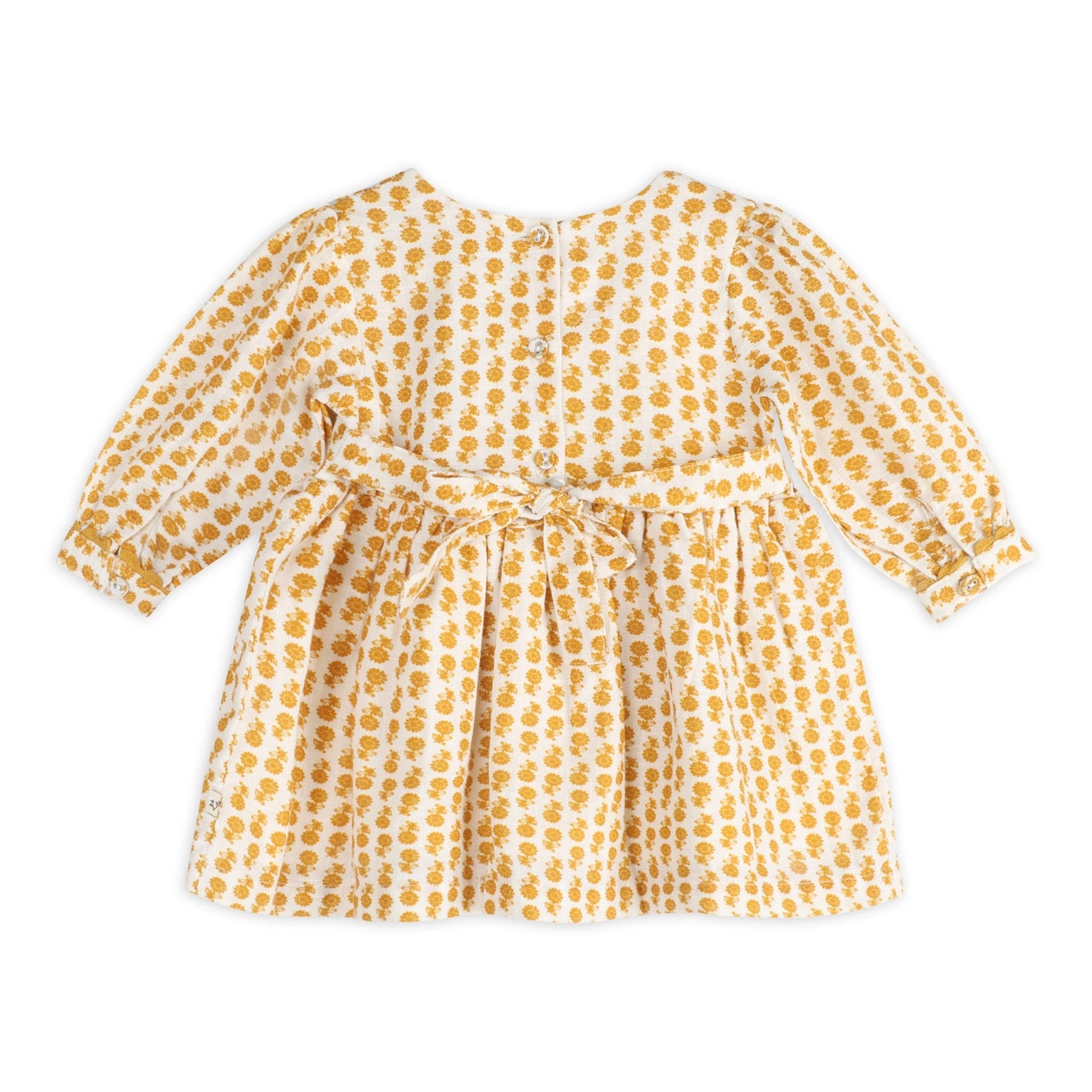 Yellow Matilda Floral Dress & Bloomer Set