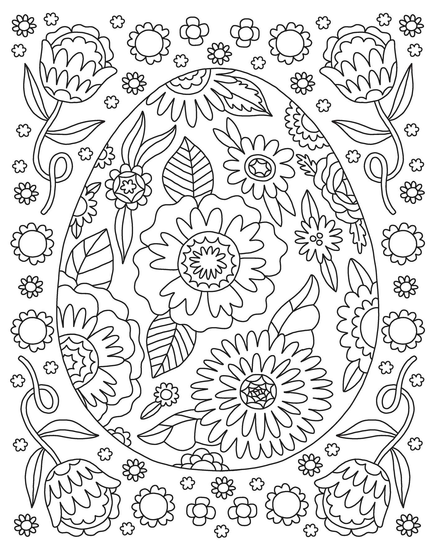 Easter Wonderland: Coloring Book by