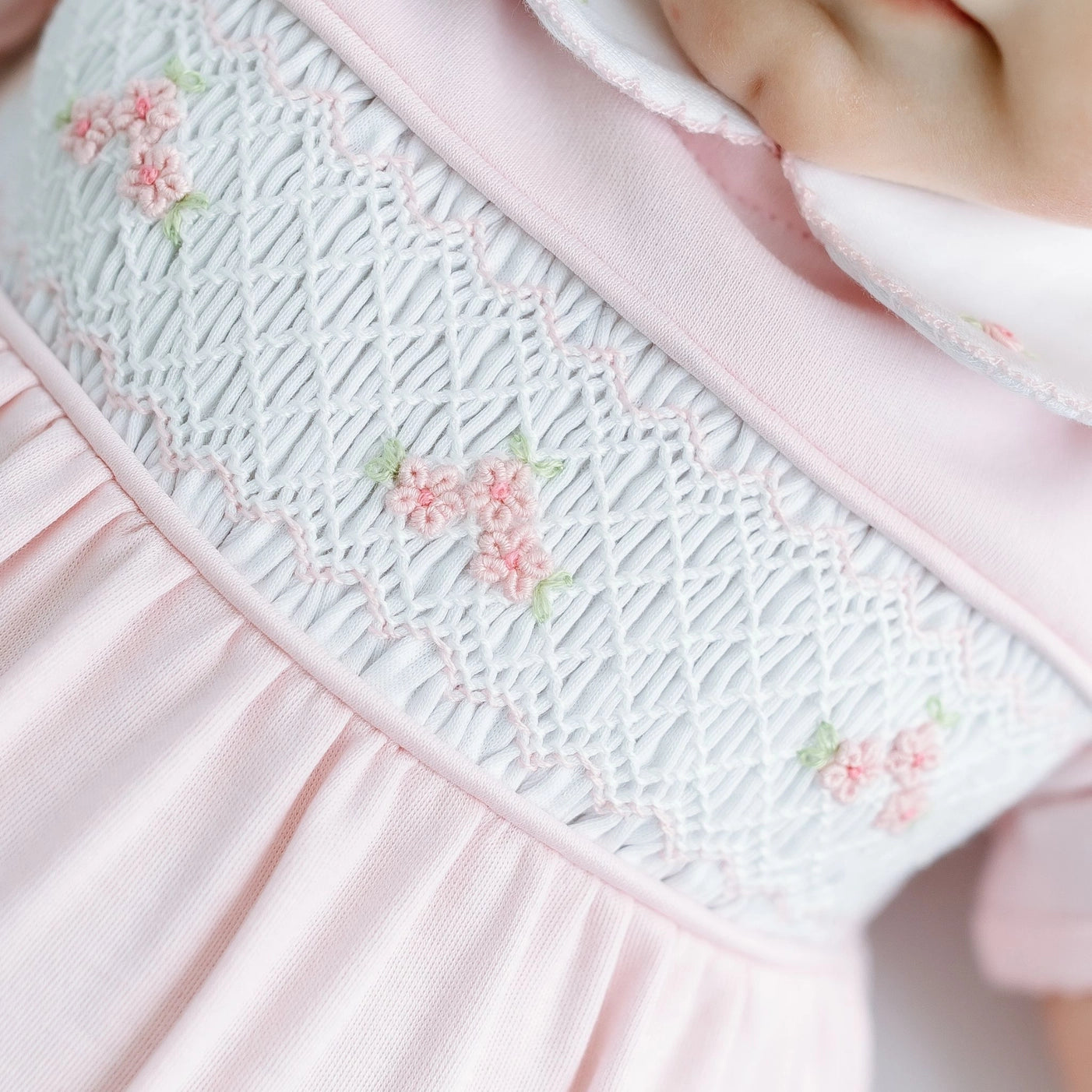 Willow's Classics Smocked Bubble - Pink
