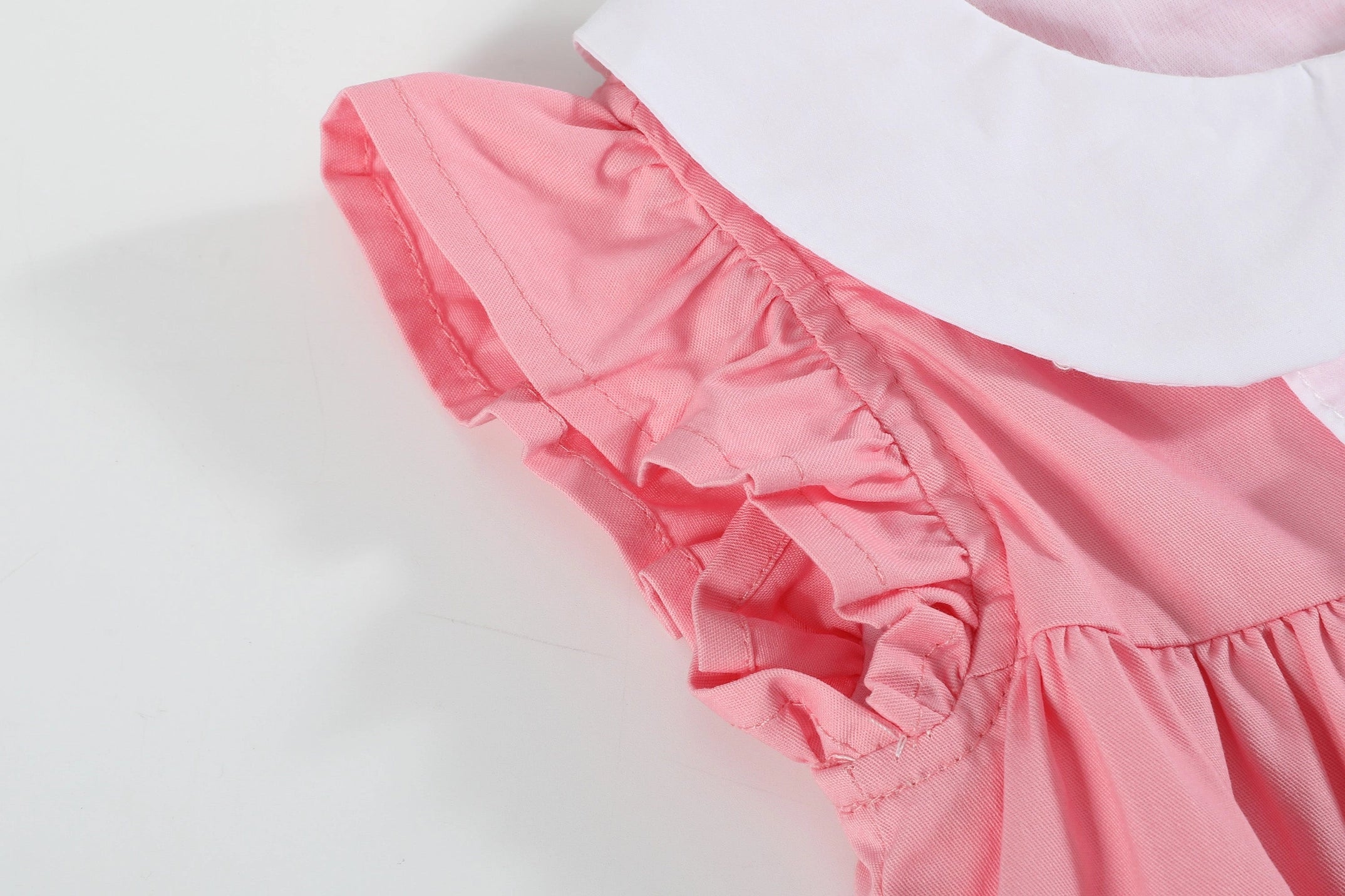 Pink and Red Heart Valentine's Ruffle Dress