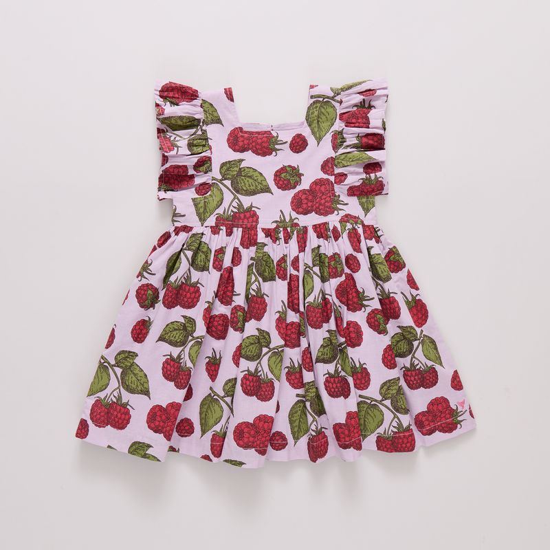 Lavender Raspberries Elsie Dress